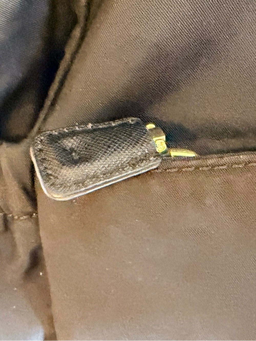 Tory Burch Scout Black Nylon Work Tote Crossbody Gold Hardware w/ TB Dust Cover - Picture 7 of 16